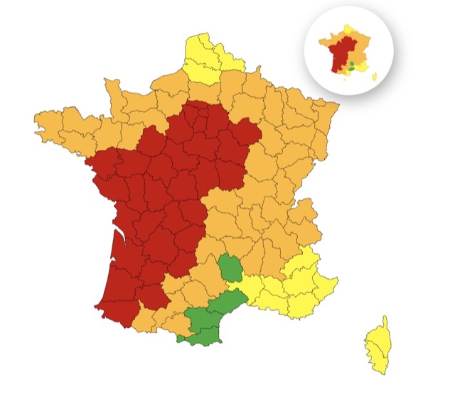 b6242bed-f679-4dae-a564-13636d43b269 Alerte Orange : 45 Départements en Vigilance Canicule