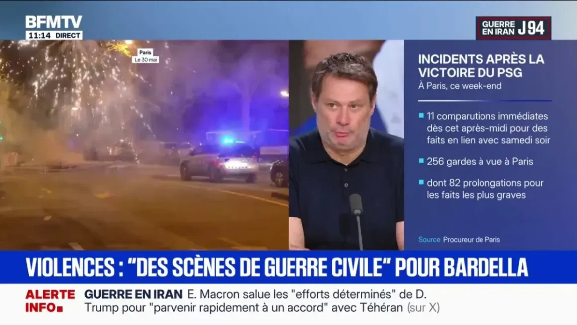 Nombreuses interpellations lors du sacre du PSG en Ligue des champions