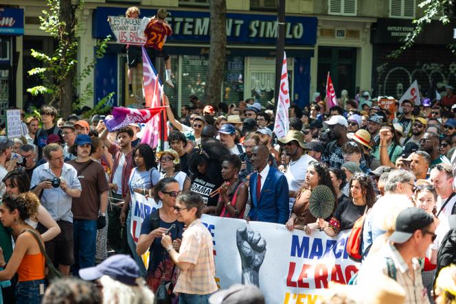 13fe9997-3a0e-4d5b-a72c-fcbe7dc2a567 Manifestation pour Adama Traoré à Persan et Beaumont-sur-Oise