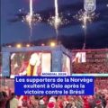 Victoire de la Norvège contre le Brésil : les supporters en liesse à Oslo