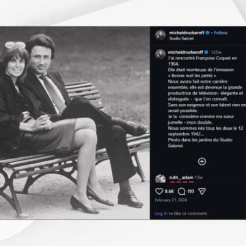 Le décès de Françoise Coquet, partenaire indéfectible de Michel Drucker