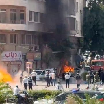 Explosions à Damas lors de la visite d&rsquo;Emmanuel Macron