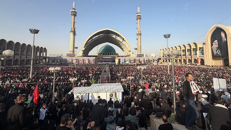 2e5252d8-a6de-4875-9583-7bc8f6662566 Les funérailles nationales du guide suprême iranien Ali Khamenei