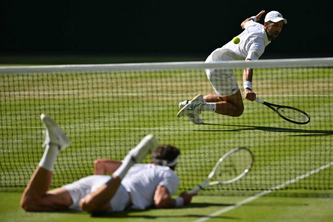 2f9fb038-8563-44a2-b351-31da7da91626 Djokovic triomphe face à Rinderknech à Wimbledon