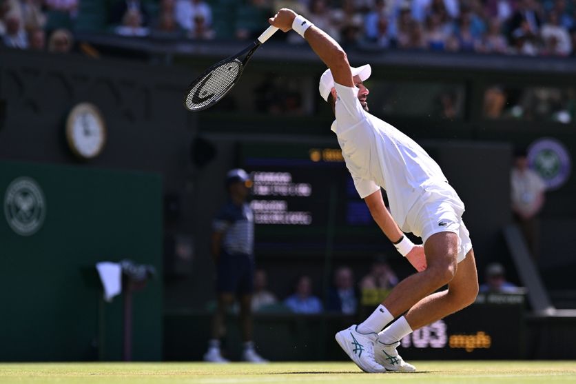 55c28e58-c68a-4ddc-8050-0e4f359bdcad Wimbledon: Naomi Osaka et Novak Djokovic avancent en quarts de finale