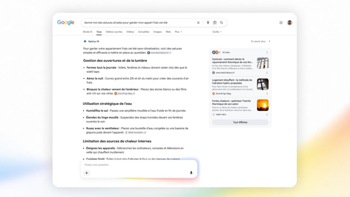 Comment désactiver les Aperçus IA de Google sur Chrome, Firefox et Safari