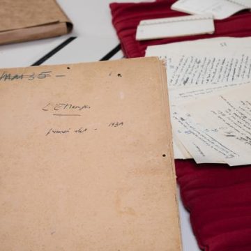Acquisition d&rsquo;un fonds exceptionnel d&rsquo;Albert Camus par la BnF