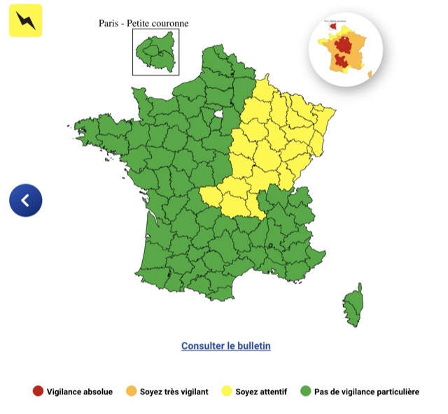 692b3607-c866-46e3-ad5b-f8a7dc1f0932 Alertes météorologiques en France pour le 14 juillet