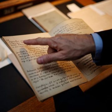FRANCE-POLITICS-CULTURE-LITERATURE Acquisition du Fonds Albert Camus par la BnF