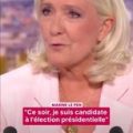 Marine Le Pen annonce sa candidature présidentielle malgré sa condamnation