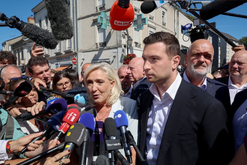 FRANCE-POLITICS-ELECTION-FAR-RIGHT Marine Le Pen annonce sa candidature à la présidentielle de 2027
