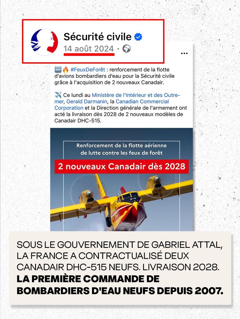 b44a210c-124d-41d3-bb0a-226e282c4ad0 Manuel Bompard accuse l’ancien gouvernement d’avoir annulé l’achat de Canadairs