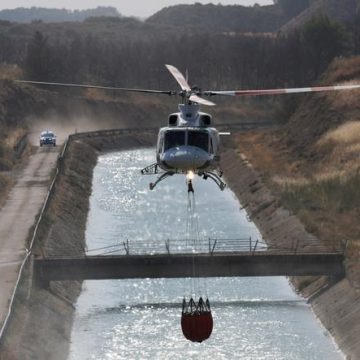 Incendie dévastateur en Aragon, Espagne