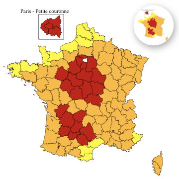 Vigilance Rouge lors de la Canicule en France
