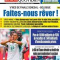 Le match crucial Belgique-Sénégal : entre espoirs et défis