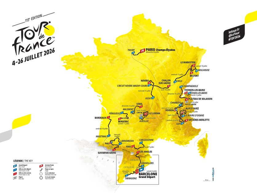 e38c4426-b38c-4e3a-9470-5978badcfded Le parcours du Tour de France 2026 dévoilé