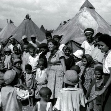FILER FOR 50 ANNIVERSARY OF NEW YEMENITE IMMIGRANTS TENT CAMP IN ROSH HAAIN IN 1949. Retour sur l’exode des Juifs des pays arabes
