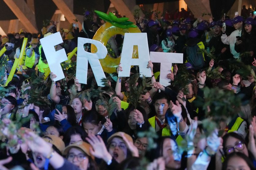 FRANCE - FRAT 2025 Des rassemblements pour les jeunes lors du voyage du pape Léon XIV en France