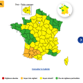 Vigilance Orage et Canicule en France : 63 Départements Concernés