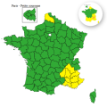 Alerte météorologique en France pour la journée du 20 août 2026