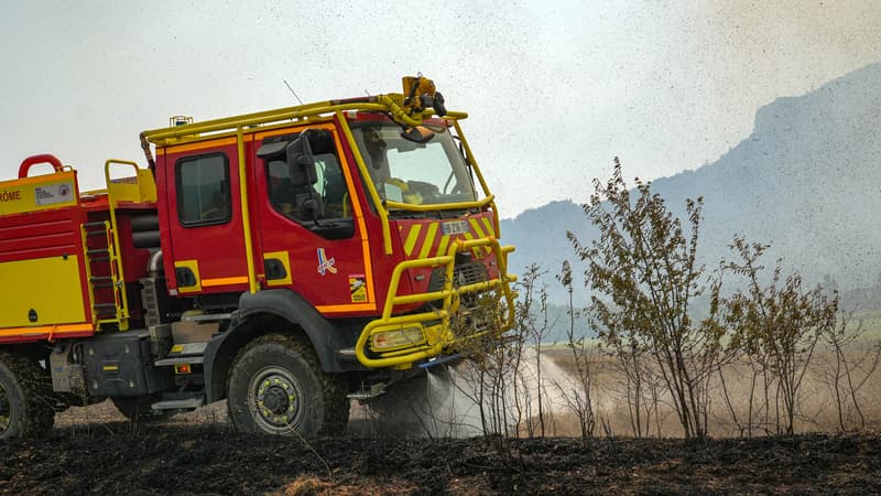 1859e9fe-54d2-42cc-b502-371c663733cc Incendie en Drôme : Vigilance accrue des pompiers