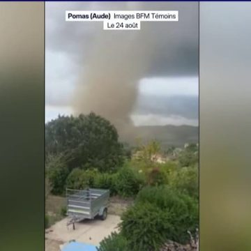Intempéries: Une tornade frappe l&rsquo;Aude, provoquant des dégâts