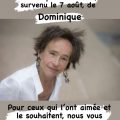 Dominique Frot, une actrice aux multiples talents, nous a quittés