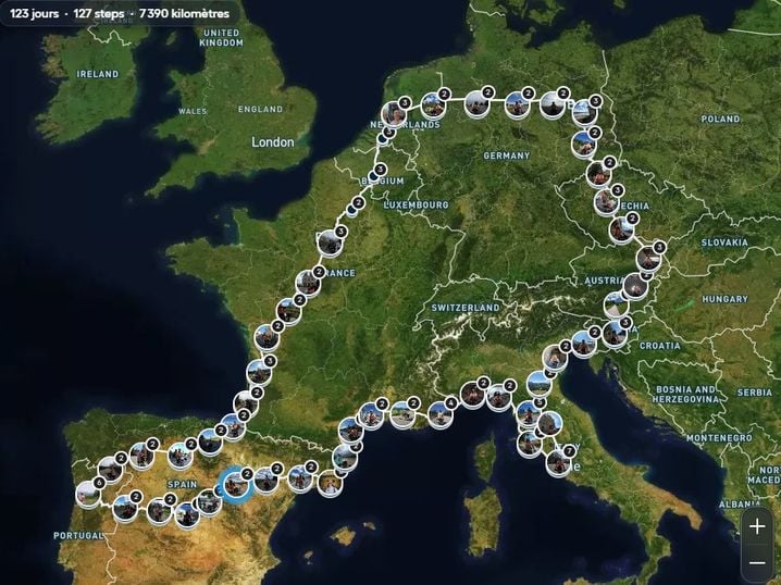 429a2850-930f-43cb-9dd4-b3ce07573294 L’odyssée européenne à vélo de Monodie pour lutter contre le cancer