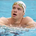 Léon Marchand se prépare pour les championnats d’Europe de natation
