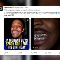 Ja Morant Dévoile un Bijou Dentaire en Diamants