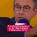Bruno Retailleau propose de lier l&rsquo;âge de départ à la retraite à l&rsquo;espérance de vie