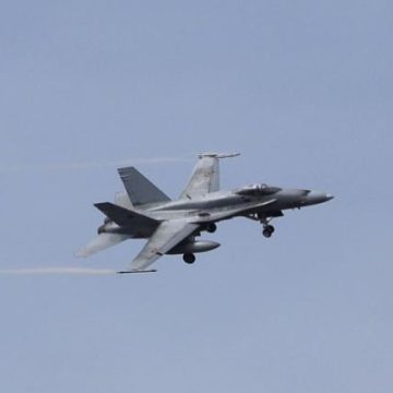 Un drone abattu dans l&rsquo;espace aérien roumain par un F-18 espagnol
