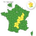 Alerte météo : 10 départements en vigilance jaune pour pluie et inondation