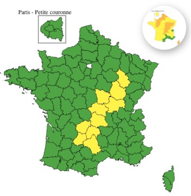7f747d42-1e61-49f9-b2c9-0d49ef77f97d Alerte météo : 10 départements en vigilance jaune pour pluie et inondation