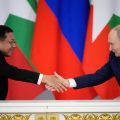 Rencontre entre Poutine et le général birman : une coopération énergétique stratégique