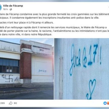 970538da-d79b-4d88-9d12-accfd8c42f55 Réactions à Fécamp suite à des actes de vandalisme