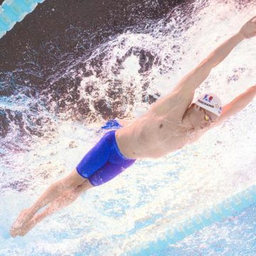 Léon Marchand triomphe au championnat d&rsquo;Europe de natation