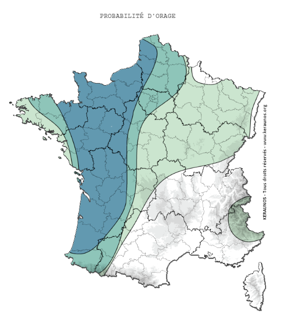 ae542a13-59c2-4981-9fa9-5e8d71bda6f1 Alertes météorologiques : Orages en France le 26 août