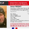 Appel à témoins pour retrouver Amar disparu à Strasbourg