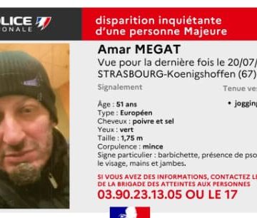 Appel à témoins pour retrouver Amar disparu à Strasbourg