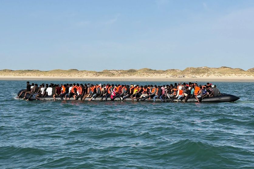 FRANCE-BRITAIN-EU-MIGRANTS Traversée record de migrants en Manche : une adaptation des réseaux de passeurs