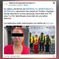 Arrestation de membres d&rsquo;un réseau criminel au Mexique