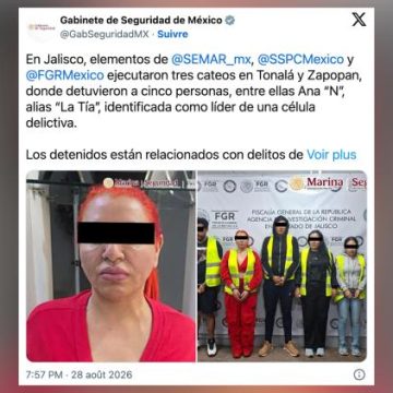 c6f401ca-3954-4c2d-aeb4-9da15eb3f099 Arrestation de membres d’un réseau criminel au Mexique