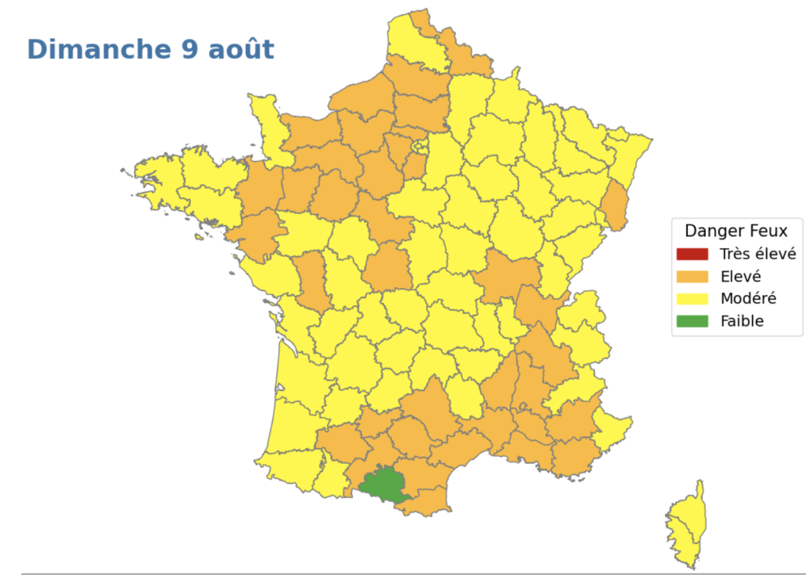 Incendies et canicule en France : une situation critique