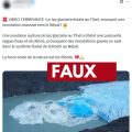 Vérification des images virales des inondations au Népal