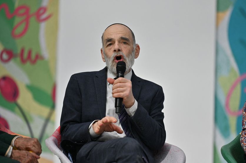 FRANCE-ENVIRONMENT-CLIMATE-CHANGENOW-GRAND PALAIS-MARCH 30, 2026 Portrait du Rabbin Jonathan Wittenberg à Londres