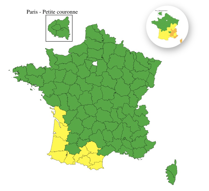 f66e7a45-10d1-4ea9-936f-aa1303a660e5 Météo-France Émet une Alerte Jaune pour Orages dans le Sud-Ouest