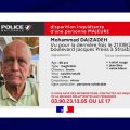 Disparition inquiétante de Mohammad Daizadeh à Strasbourg