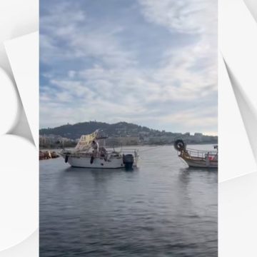 Blocage au port de Cannes par les pêcheurs