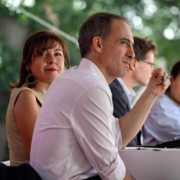 Rencontre de Raphaël Glucksmann avec les militants socialistes en Occitanie